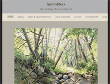 Tablet Screenshot of gailpidduck.com
